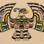 Chief Henry Speck (1908 - 1971), Thunderbird. Print 44cm x 59cm, circa 60s